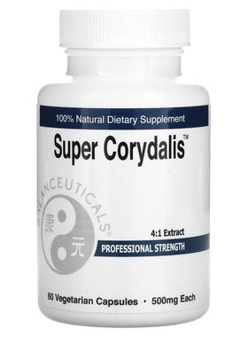 Balanceuticals,Super Corydalis，专业强度，500 毫克，60 粒素