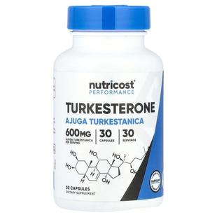 Nutricost 新疆筋骨草 土克甾酮 粒胶囊 表现提升