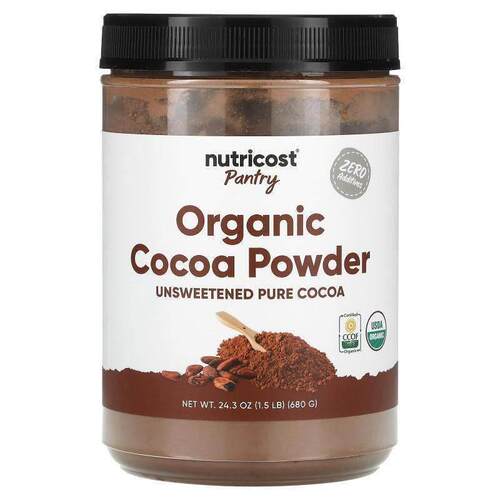 Nutricost,Pantry, Organic Cocoa Powder, Unsweetened