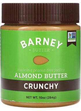 Barney Butter,Almond Butter, Crunchy, 10 oz (284 g)