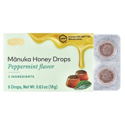 Comvita,Manuka Honey Drops, Peppermint, 6 Drops, 0.63 oz (18