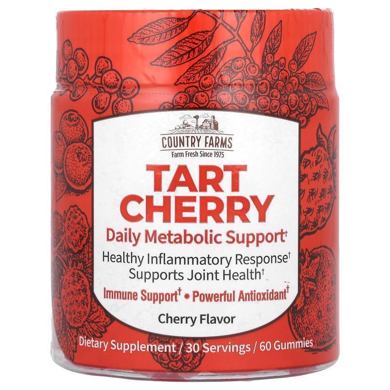 Country Farms,Tart Cherry, Daily Metabolic Support, Cherry,