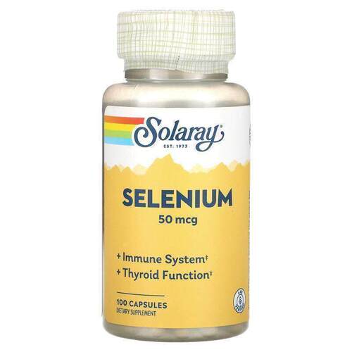 Solaray,Selenium, 50 mcg , 100 Capsules