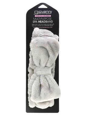 乔凡尼,Multi-Purpose  Spa Headband, Gray, 1 Headband