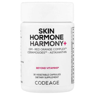 Codeage,Skin Hormone Harmony+, 30 Vegetable Capsules