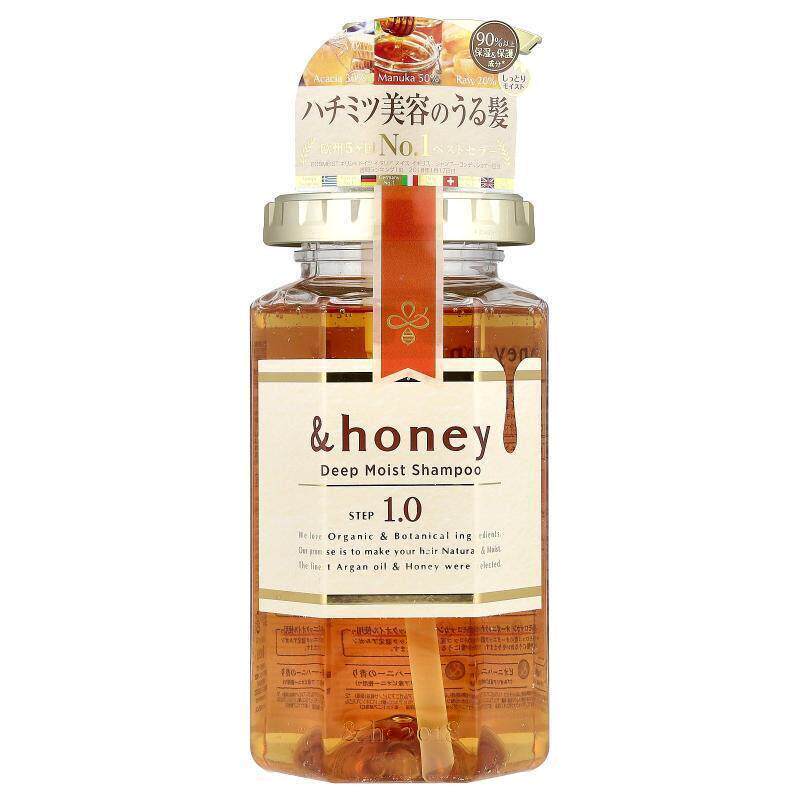 &honey,深层保湿洗发水,保加利亚牡丹蜂蜜,14.