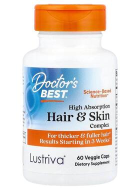 Doctor's Best,Hair &amp; Skin Complex, 60 Veggie Caps
