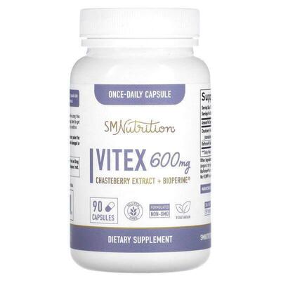 SMNutrition,黄荆，600 毫克，90 粒胶囊