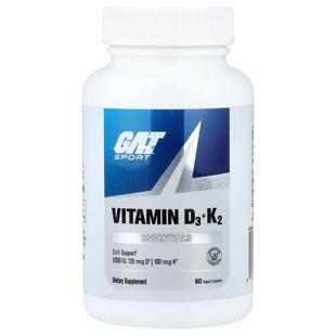 GAT,Vitamin D3 & K2, 60 Veggie Capsules