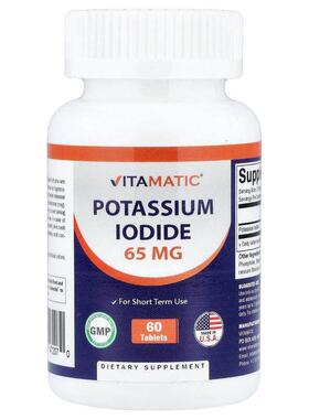 Vitamatic,Potassium Iodide, 60 Tablets (32.5 mg per Tablet)