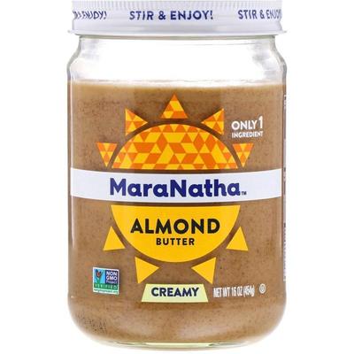 MaraNatha,Almond Butter, Creamy, 16 oz (454 g)