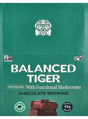 Balanced Tiger ,Protein Bar, Chocolate Brownie, 12 Bars, 1.5