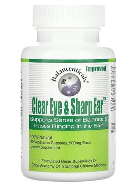Balanceuticals,Clear Eye &amp;amp; Sharp Ear，50 0 毫克6