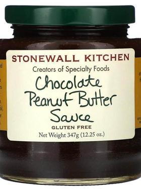 Stonewall Kitchen,Chocolate Peanut Butter Sauce, 12.25 oz (3