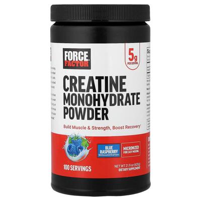 Force Factor,Creatine Monohydrate Powder, Blue Raspberry, 21