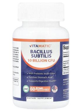 Vitamatic,枯草芽孢杆菌，60 粒 DRCaps