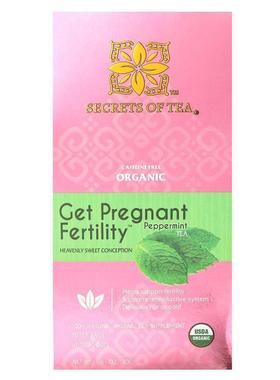 Secrets of Tea,Organic Get Pregnant Fertility Tea, Fruits, C
