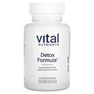 Vital Nutrients,Detox Formula, 60 Vegan Capsules