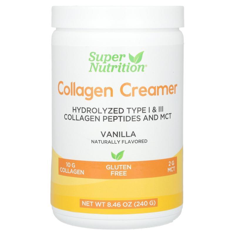 Super Nutrition,Collagen Creamer, Vanilla