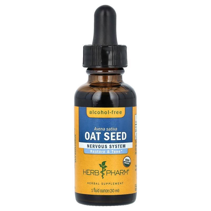 Herb Pharm,Oat Seed, Alcohol-Free, 1 fl oz (30 ml)