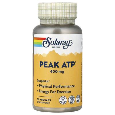 Solaray,Peak ATP®, 400 mg, 30 VegCaps