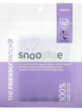 The Friendly Patch,Snoozzze, Melatonin Sleep Patch, 28 Patch