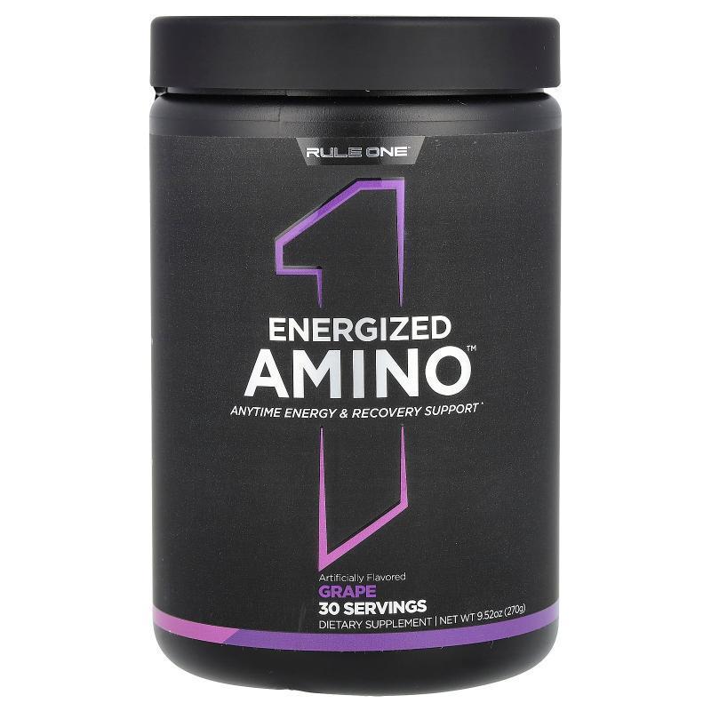 Rule One Proteins,Energized Amino, Grape, 9.52 oz (270 g)