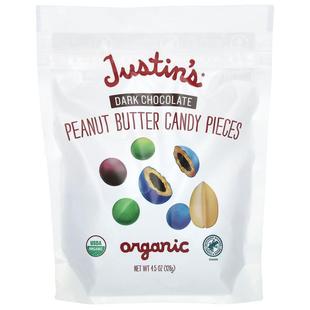 Justin's Nut Butter,Organic Peanut Butter Candy Pieces, Dark
