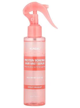 Kundal,蛋白质结合头发喷雾精华，Violet Muguet，5.07 液量盎司1