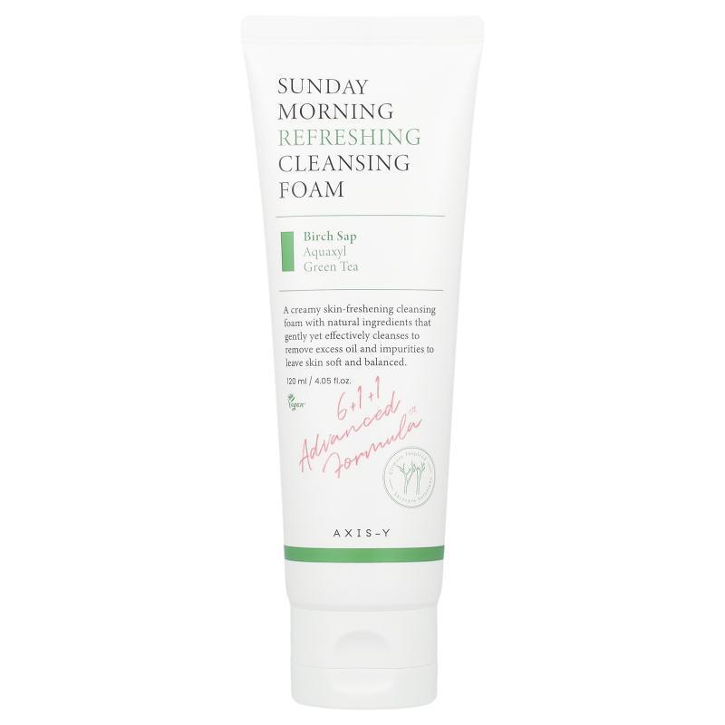 Axis-Y,Sunday Morning Refreshing Cleansing Foam, 4.05 fl oz