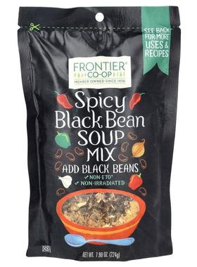 Frontier Co-op,Spicy Black Bean Soup Mix, 7.9 oz (224 g)