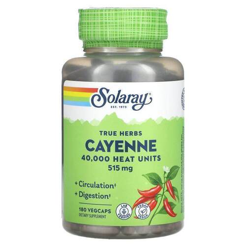 Solaray,True Herbs, Cayenne