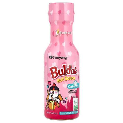 Buldak,Buldak® 辣酱，人工辣子鸡味，Carbonara，7.05 盎司（200