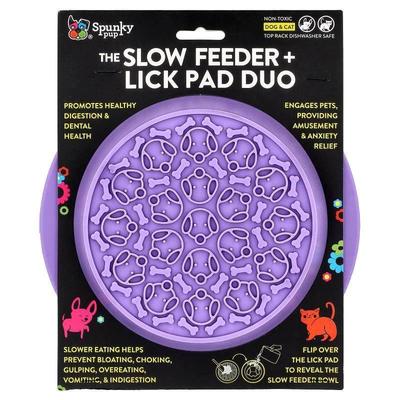 Spunky Pup,The Slow Feeder + Lick Pad Duo, Dog & Cat, 1