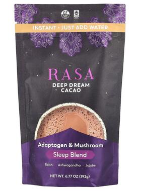 Rasa,适应原和蘑菇睡眠混合物，速溶，深梦可可，6.77 盎司（192