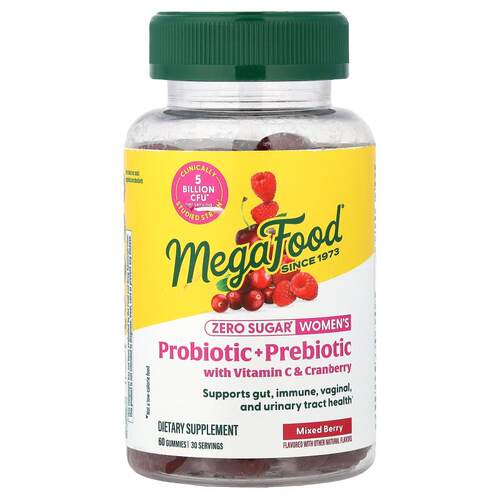 MegaFood,Women's Probiotic + Prebiotic With Vitamin C & Cran