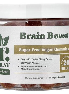 Dr. Murray's,Brain Boost Gummies, Cherry, 90 Vegan Gummies