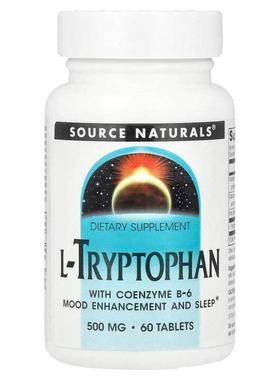源美,L-Tryptophan With Coenzyme B-6, 120 Tablets