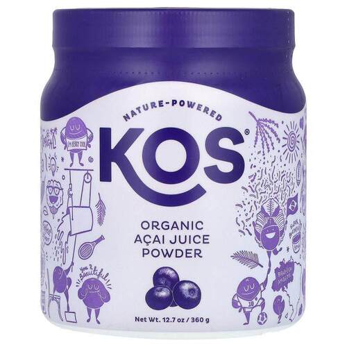 KOS,有机抹巴西莓汁粉，12.7 盎司（360 克）