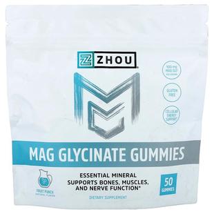Glycinate Gummies Fruit Zhou Mag Punch Gummie Nutrition