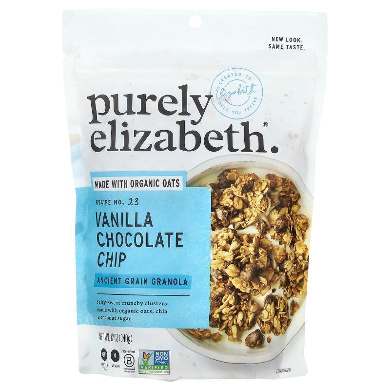 Purely Elizabeth,Organic Ancient Grain Granola, Vanilla Chol