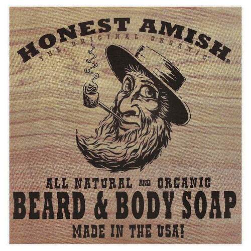 Honest Amish,原初胡须和身体皂，1 块