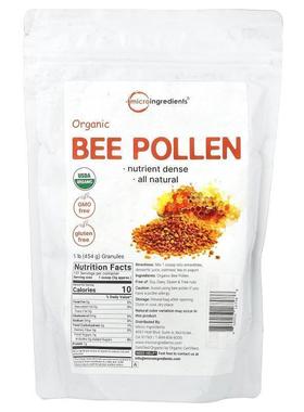 Micro Ingredients,Organic Bee Pollen, 1 lb (454 g)
