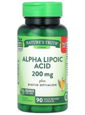 Nature's Truth,Alpha Lipoic Acid, 200 mg, 90 Quick Release C