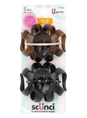Scunci,防滑抓手下颌夹子全天保持章鱼爪