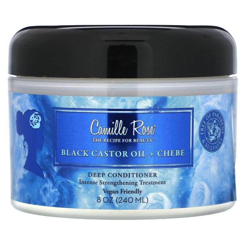 Camille Rose,Black Castor Oil + Chebe, Deep Conditioner, 8 o