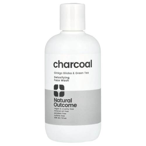 Natural Outcome,Charcoal, Detoxifying Face Wash,
