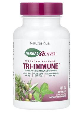 自然加,Herbal Actives，三重机体抵抗，60 片缓释片