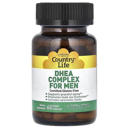 乡村生活,男性 DHEA 复合配方，60 粒全素胶囊