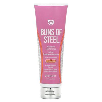 SteelFit USA,Buns of Steel，特强型美体霜，3.4 液量盎司（100